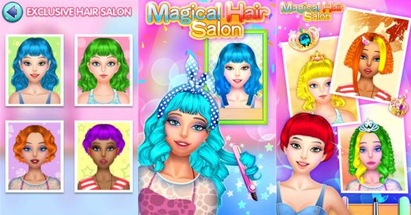 Magic Hair Salon Game làm tóc vui nhộn cho bé – mobifirst Magic Hair Salon Game làm tóc vui nhộn cho bé – mobifirst