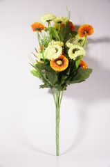 Hoa giả đẹp trang trí nhà cửa chùm Cúc Vàng đủ màu 10 bông - Cao 45cm bụi 10 cành