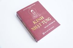 Sách phật giáo Kinh nhật tụng Thích Minh Thời bìa giấy nâu chữ to rõ 525 trang