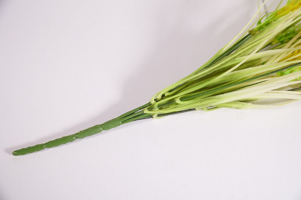 Hoa giả đẹp trang trí nhà cửa chùm bông lúa mạch - Cao 35cm bụi 7 cành
