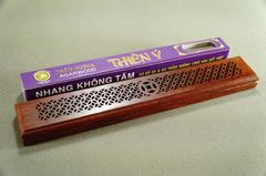 Nhang thiền không tăm trầm hương Thiên Ý - 100 cây hương trầm xông không tăm - Hộp tím