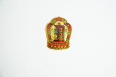 Miếng dán cửa dán xe chủng tự Kalachakra bảo vệ bình an