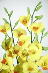 Hoa giả đẹp, nhánh hoa Lan giả trang trí decor, hoa đặt bàn thờ siêu đẹp - Dài 60cm