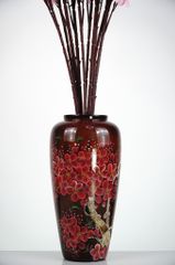 Hoa giả đẹp, cành hoa Đào giả trang trí, decor loại đẹp dày dặn - Dài 95cm