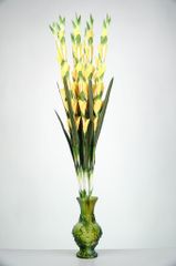 Hoa giả đẹp, cành hoa Lay ơn giả hoa vải màu sắc tự nhiên cành dài 83cm - Hoa loại đẹp