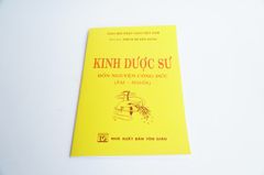 Sách Phật Giáo - Kinh Dược Sư Âm Nghĩa bìa giấy vàng - Thích Huyền Dung - Chữ to rõ 118 trang