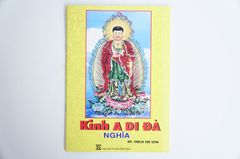 Sách Phật Giáo - Kinh A Di Đà - Nghĩa bìa giấy vàng - Thích Trí Tịnh - Chữ to rõ 48 trang