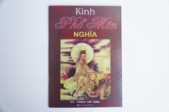 Sách Phật Giáo - Kinh Phổ Môn - Nghĩa bìa giấy nâu - Thích Trí Tịnh - Chữ to rõ 48 trang