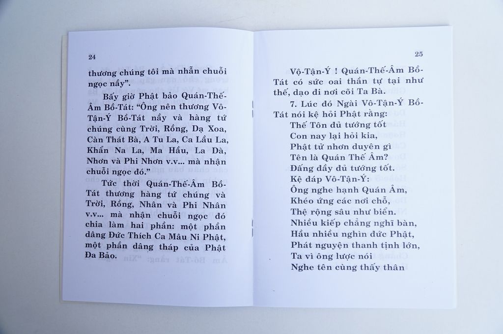 Sách Phật Giáo - Kinh Phổ Môn - Nghĩa bìa giấy nâu - Thích Trí Tịnh - Chữ to rõ 48 trang