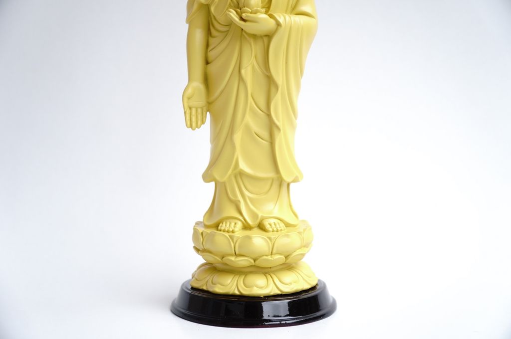 Tượng Phật A Di Đà đứng vàng đất - Cao 25cm