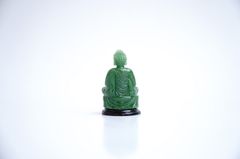 Tượng Phật A Di Đà ngồi cẩm thạch - Cao 6cm
