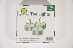 Hộp 100 nến bơ sạch thờ cúng đèn cầy Tea Light, nến đèn bơ tự nhiên 2h và 4h không khói, không mùi, tiết kiệm VIP - Tiết kiệm, nhiều màu