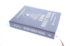 Sách Phật giáo - Kinh nhật tụng - Thích Minh Thời - Bìa da nâu 526 trang