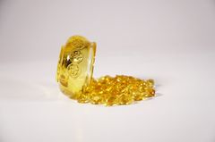 Hủ vàng bát Tụ Bảo Bồn lưu ly đường kính 6cm + 40 thỏi vàng Kim Nguyên Bảo tài lộc linh ứng