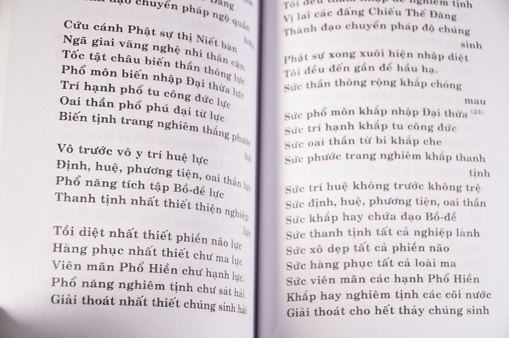 Sách Phật giáo Kinh Phổ Hiền Hạnh Nguyện - Thích Trí Tịnh bìa vàng - 126 trang