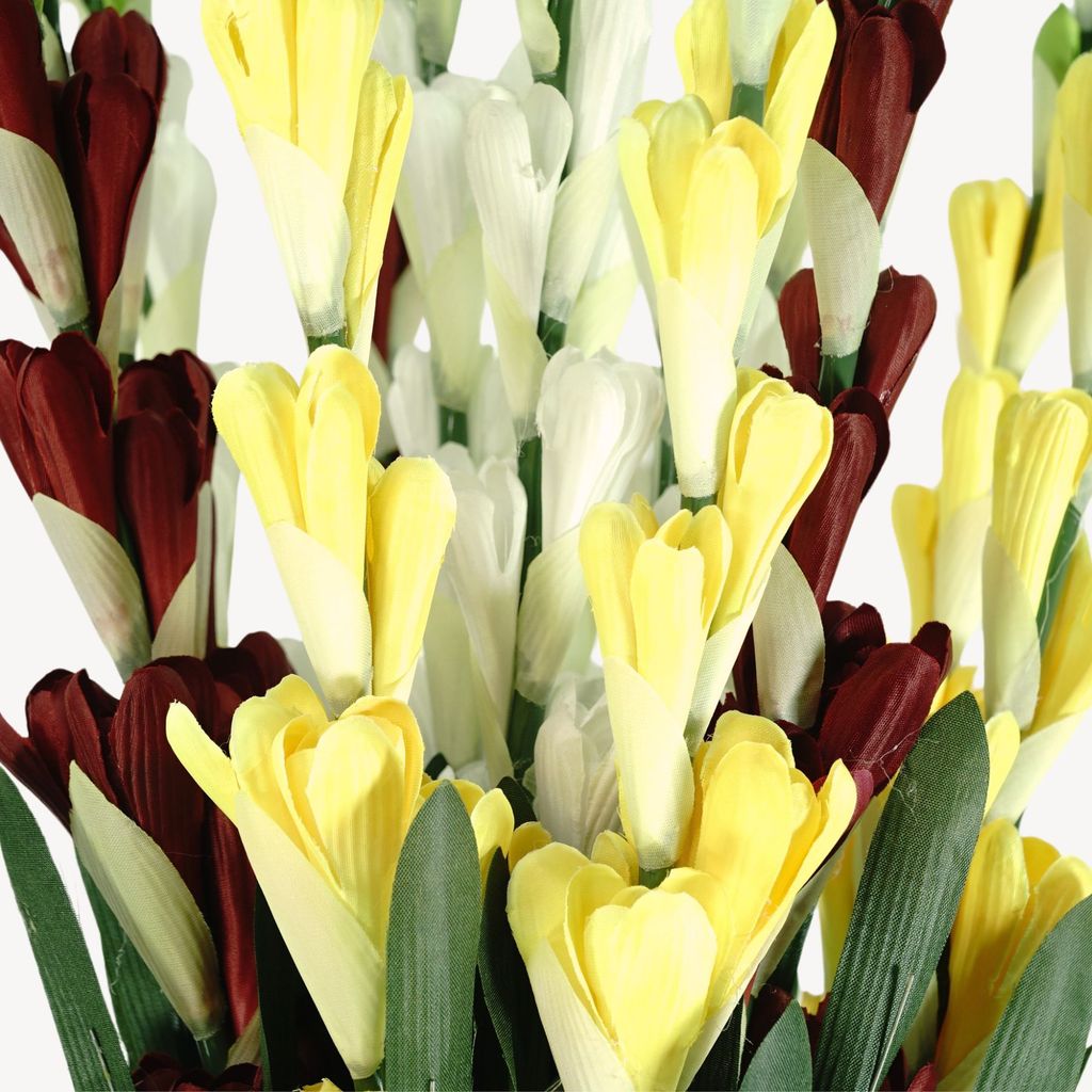 Hoa giả đẹp, hoa Huệ trang trí, hoa cắm bàn thờ siêu đẹp - Dài 78cm