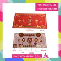 Thảm cửa phong thủy trấn trạch rinh tài lộc đón quý nhân - 80x48cm