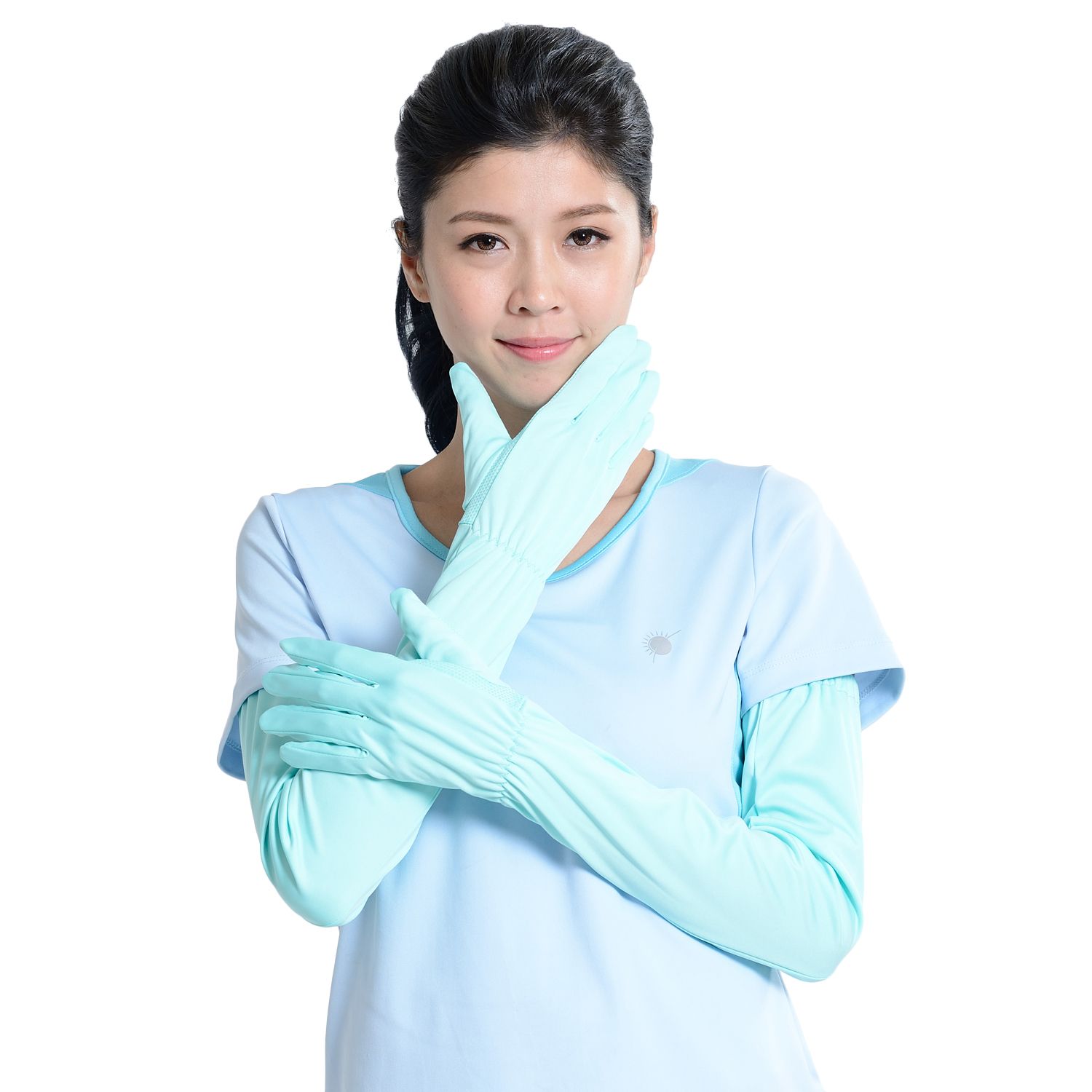 Găng tay dài chống tia UV chống trơn UV100 KA 41155