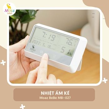 Nhiệt ẩm kế đa năng Moaz BéBé MB – 027