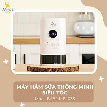 Máy hâm sữa thông minh siêu tốc moazbebe MB-033