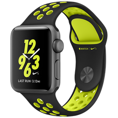 Apple Watch 2 38mm Space Gray Aluminum Case Nike+ Sport - Black/Volt (MP082)