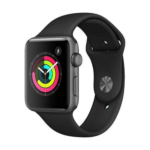 Apple Watch Series 3 42mm Space Gray Aluminum Case (GPS) Gray Sport Band - MR362 (New 99%)
