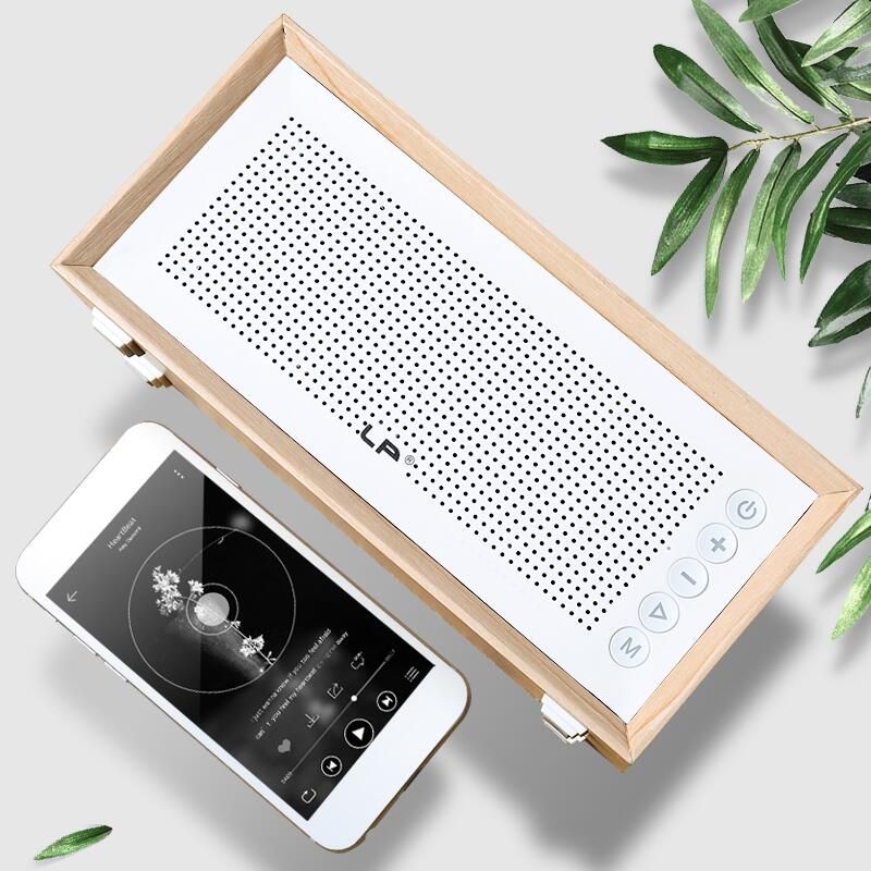Loa bluetooth vỏ gỗ