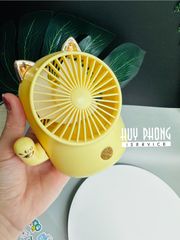 Quạt mini để bàn mèo thần tài