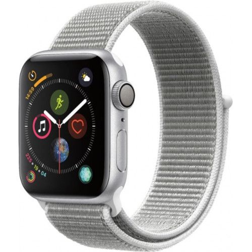 Apple Watch Series 4 44mm Silver Aluminum Case With Seashell Sport Loop (GPS) MU6C2