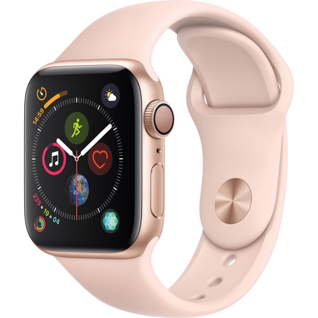 Apple Watch Series 4 40mm Gold Aluminum Case With Pink Sand Sport Band (GPS) MU682 - ( New không hộp 99% )
