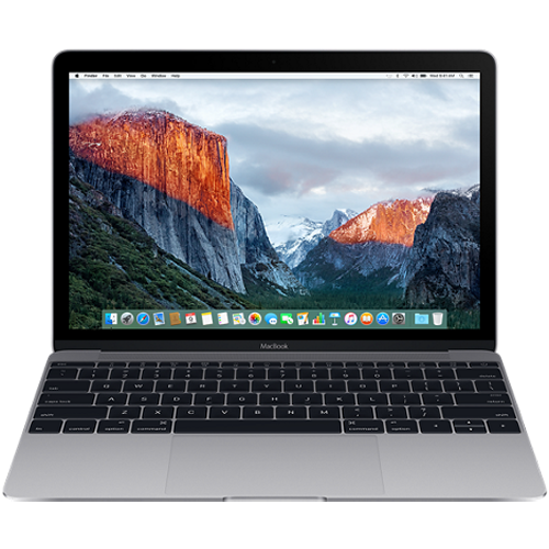 Apple Macbook 12 inch 256GB - Gray (MLH72) 2016