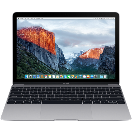 Apple Macbook 12 inch 512GB - Gray (MLH82) 2016