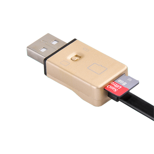 Cáp 3 in 1 HOCO tích hợp khe cắm thẻ MicroSD