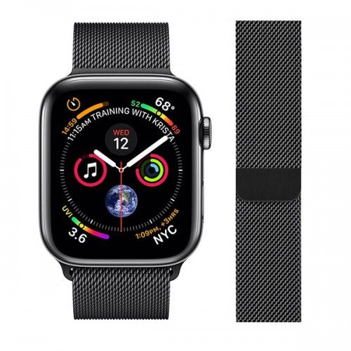 Dây đồng hồ 44mm thép không gỉ Milanese