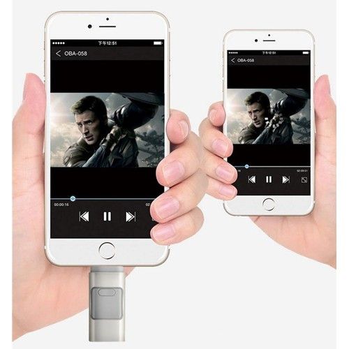 Flash Drive OTG 3 in 1 cho iPhone & Android Phone 8GB