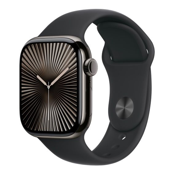 Apple Watch S10 Viền Titan (LTE) 42mm dây cao su