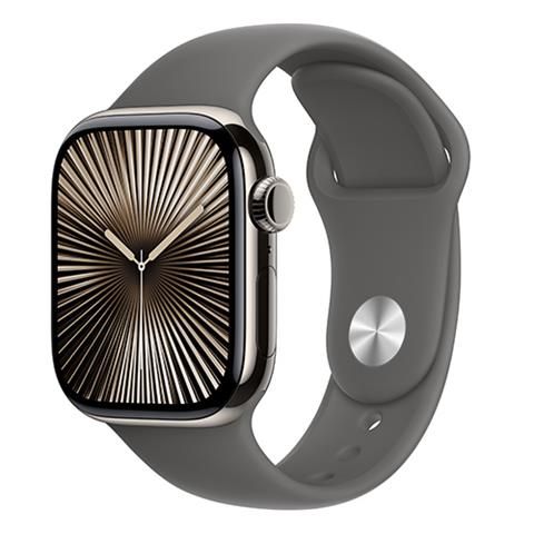 Apple Watch S10 Viền Titan (LTE) 46mm dây cao su
