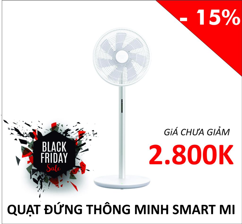 Quạt máy đứng thông minh Smart Mi