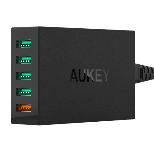 Sạc Aukey 5 USB 54W Quick Charge 2.0 (PA-T1)