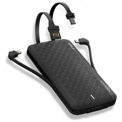 Sạc Dự Phòng iWalk 12000mAh Kèm 4 Cáp USB Đa Năng