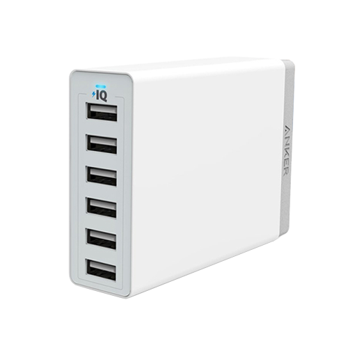 Sạc thông minh đa năng Anker 6 USB 12A 60W