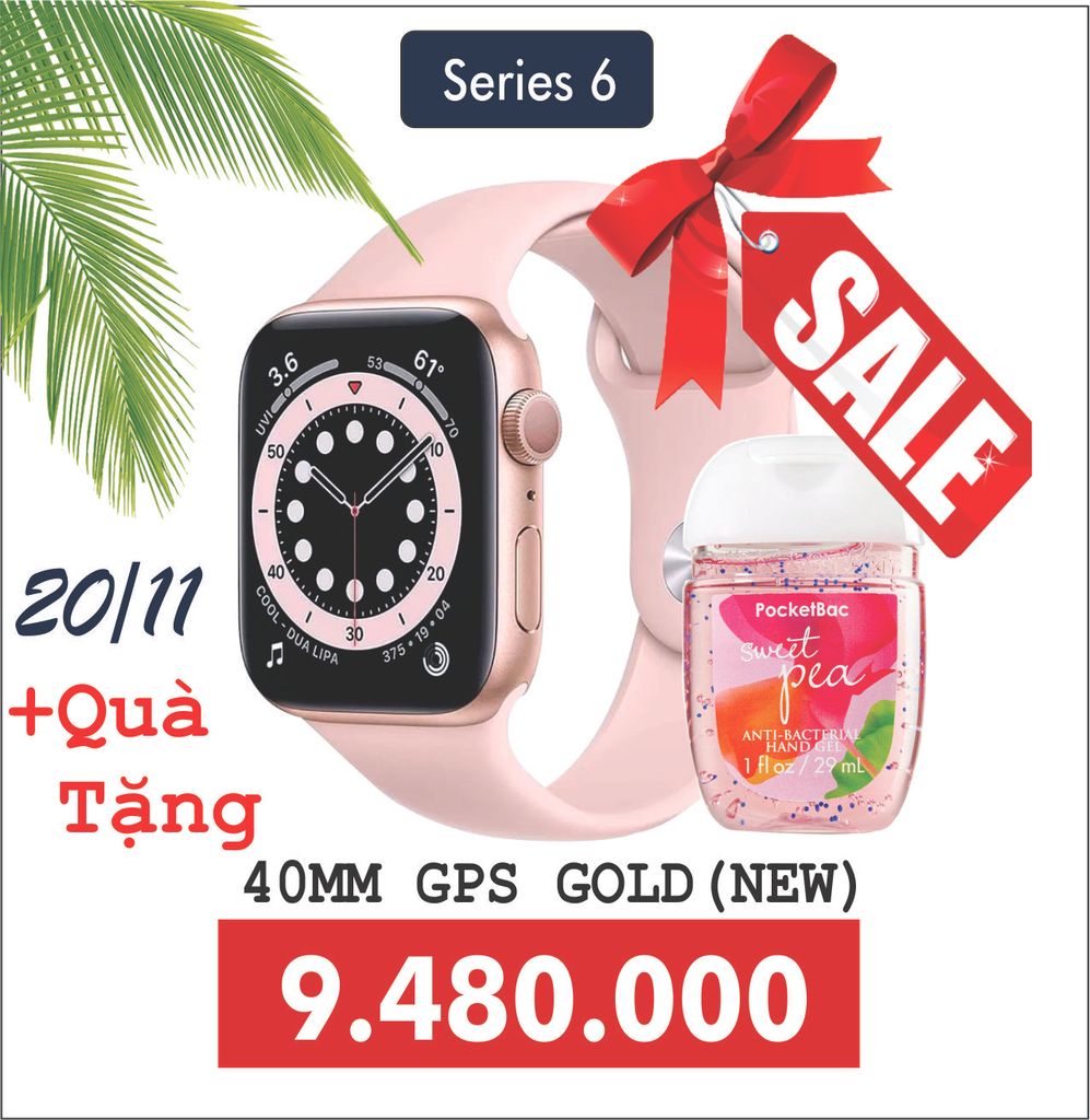 iWatch Series 6 40MM Gold- (GPS)