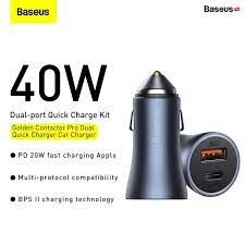 Đầu sạc xe hơi Baseus USB- TypeC 40W