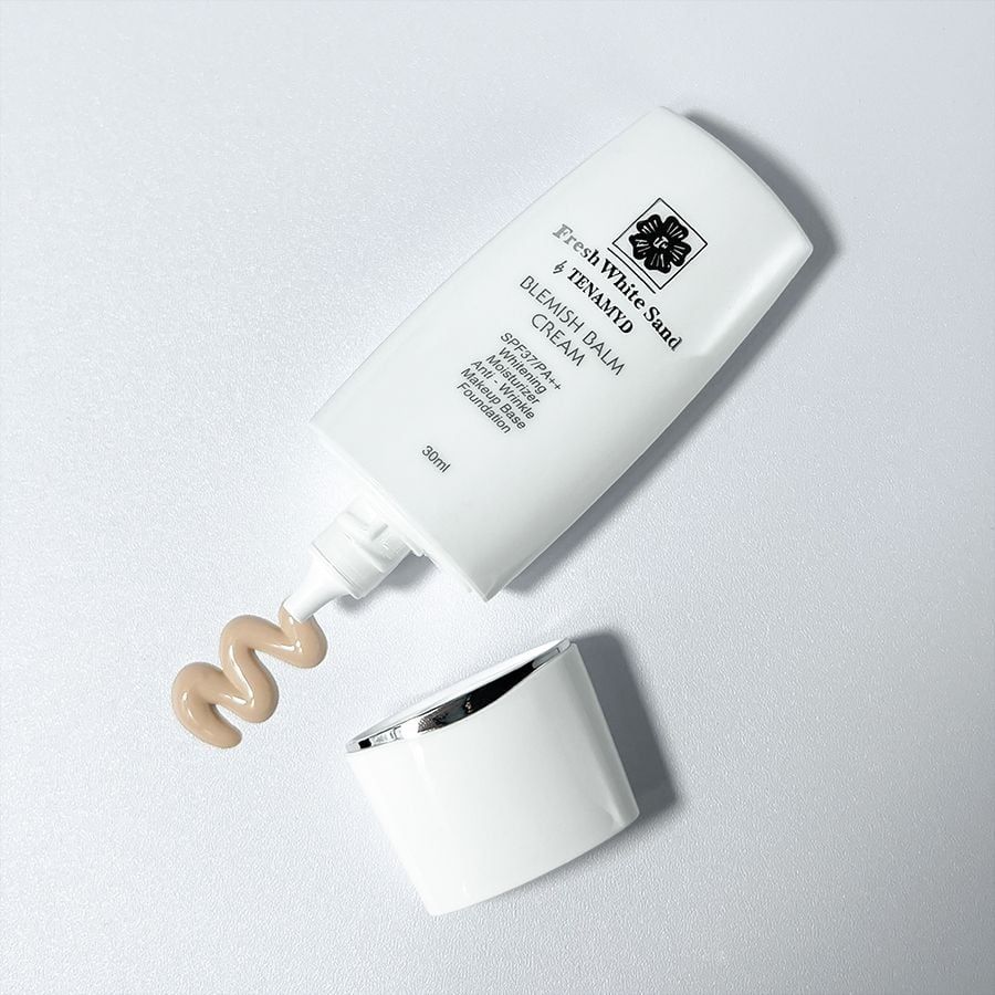Kem Nền Che Khuyết Điểm - FRESH WHITE SAND BY TENAMYD BLEMISH BALM CREAM/ Tuýp/ 30ml