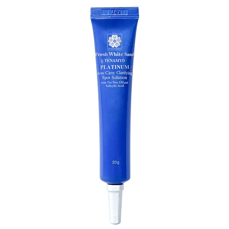 Kem thoa trên nốt mụn - FRESH WHITE SAND BY TENAMYD PLATINUM ACNE CARE CLARIFYING SPOT SOLUTION/ tuýp/ 20g