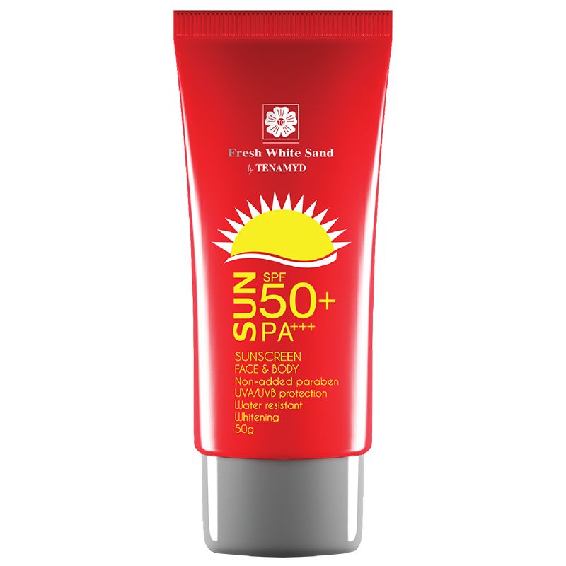  Kem chống nắng - FRESH WHITE SAND BY TENAMYD SUNSCREEN SPF50+/PA+++/ Tuýp/ 50g 