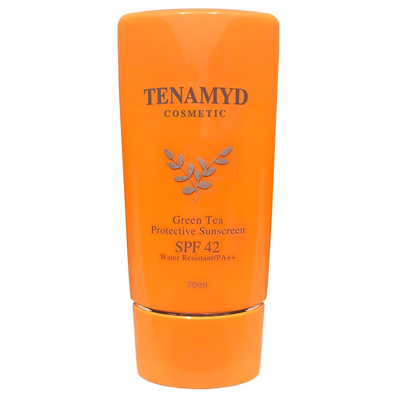  Kem chống nắng trà xanh SPF42/PA++ - TENAMYD GREEN TEA PROTECTIVE SUNSCREEN SPF42 WATER  RESISTANT/PA++/ Tuýp/ 70ml 