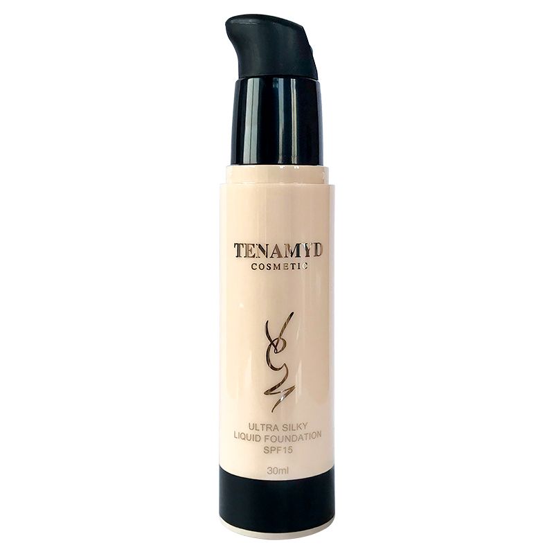 Kem nền siêu mịn SPF15 - TENAMYD ULTRA SILKY LIQUID FOUNDATION SPF15/ Chai/ 30ml