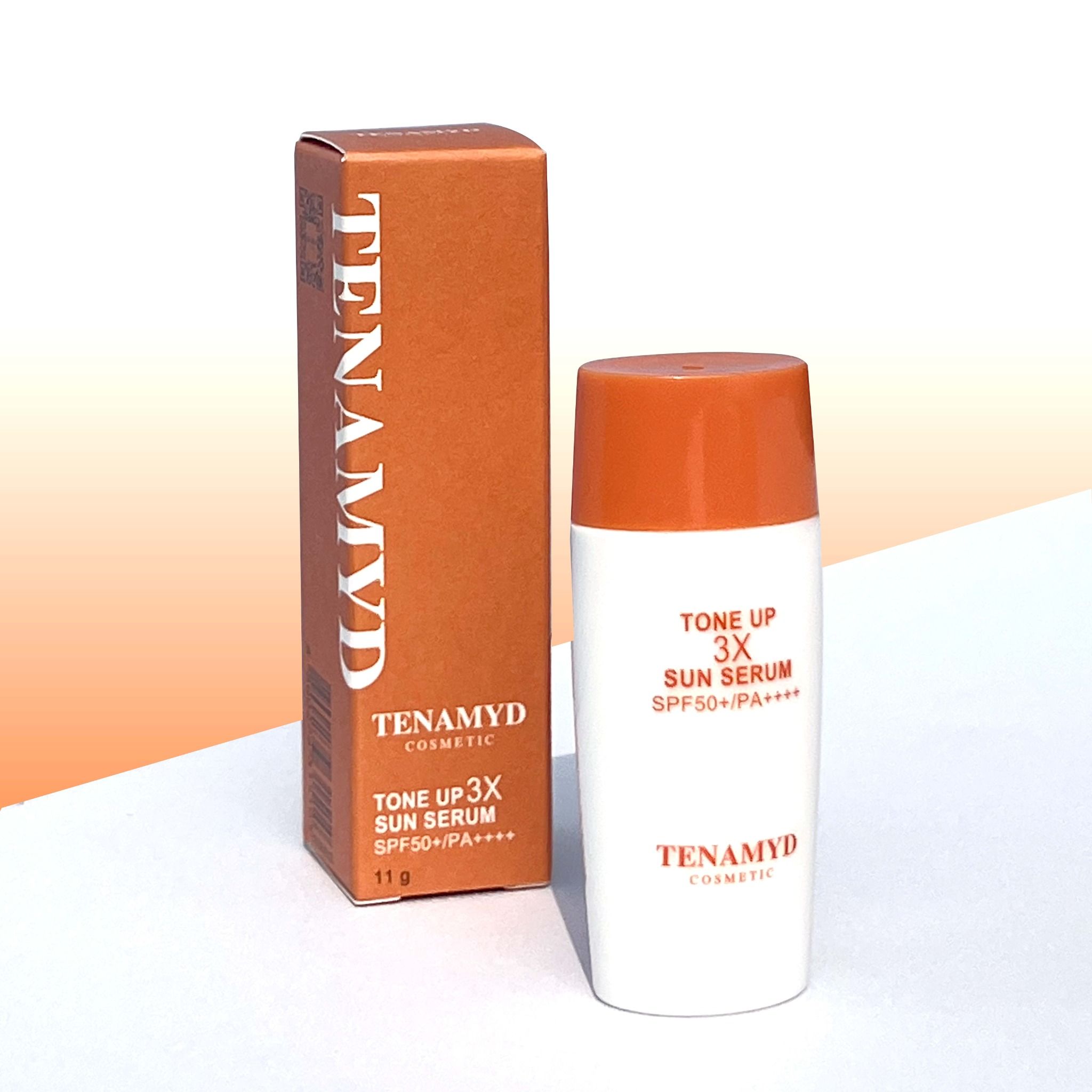 Tinh chất dưỡng da chống nắng & nâng tông SPF 50+/PA++++ - TENAMYD TONE UP 3X SUN SERUM SPF 50+/PA++++/ tuýp/ 55g