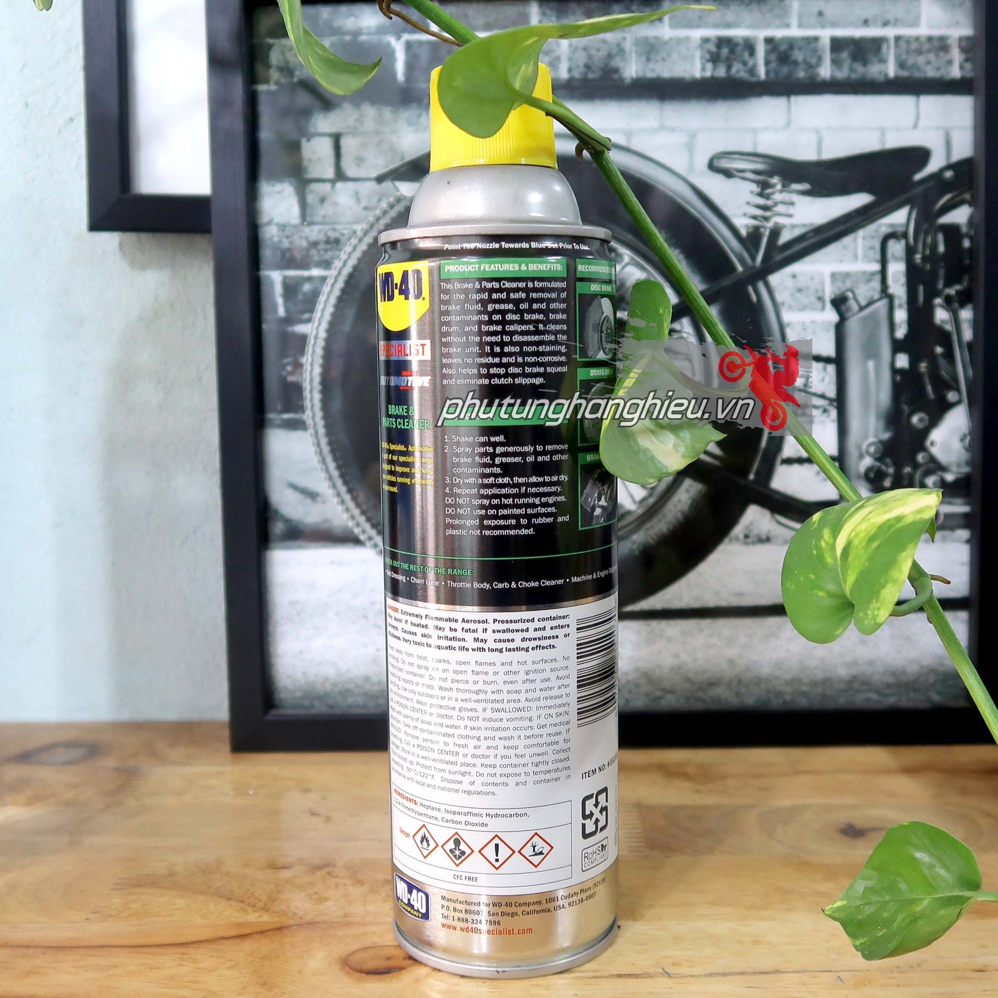 Xịt vệ sinh thắng đĩa WD-40 450ml